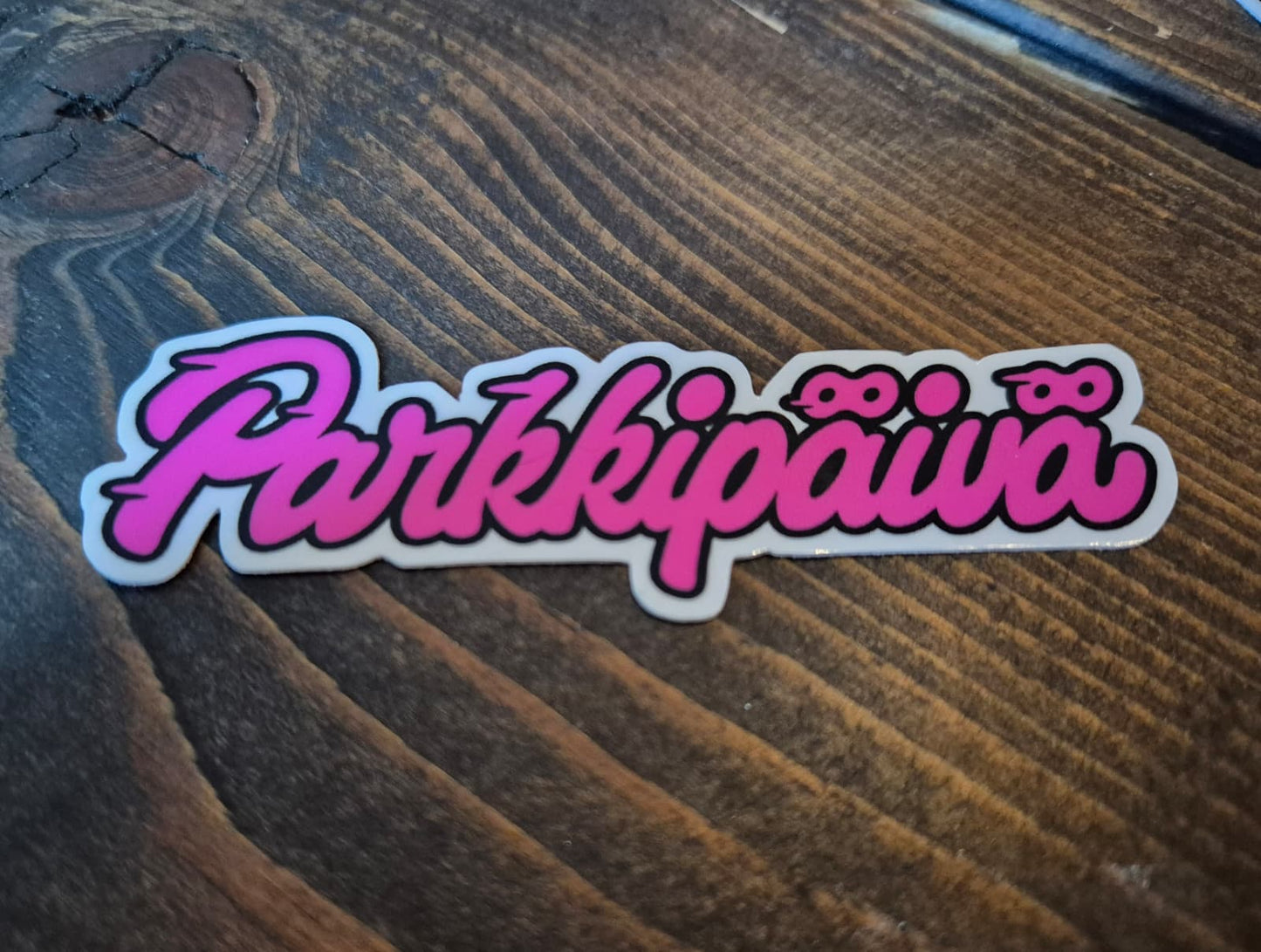 Pink Parkkipaiva sticker