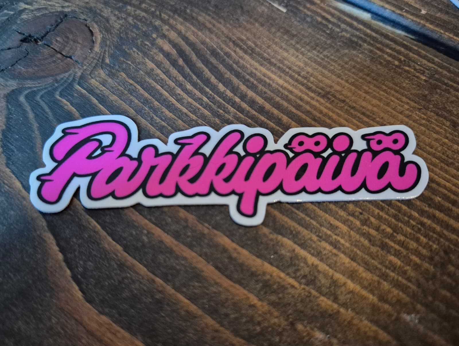 Pink Parkkipaiva sticker